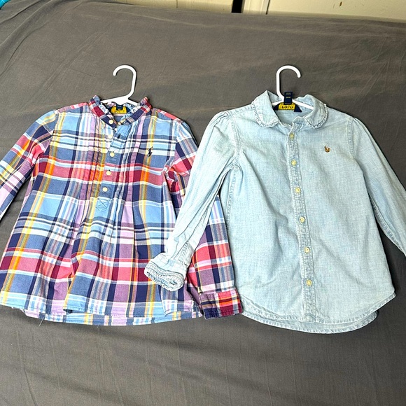 Polo Ralph Lauren Other - Polo Ralph Lauren ~ Lots of 2 Tops Size 5 Little Girls